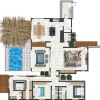 plan villa 3 chambres